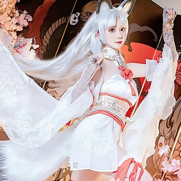二次元 永劫無間土御門胡桃服裝御宅羅夢白絲御宅花織二次元play角色扮演 c服 動漫服裝