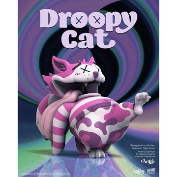 藝術家系列 6吋 Droopy Cat Pool ArtToy Limited 藝術家 妙妙貓 MJ 93760