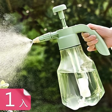 【荷生活】園藝加壓式噴霧澆花澆水壺 可調節噴嘴手動式噴水壺-1入組