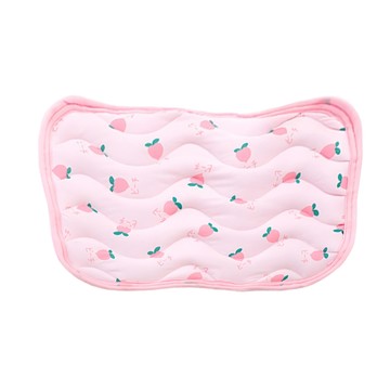 涼感水果墊 XS 粉色桃子  1個  涼感布+DD棉+防滑顆粒