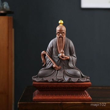 🙏已開光過爐🙏三清道祖 道係 道敎 中式禪意太上老君陶瓷擺件三清道祖元始靈寶道德天尊祖師道家供奉