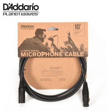 PLANET WAVES PW-CMIC-10 麥克風線 10呎 小叮噹的店