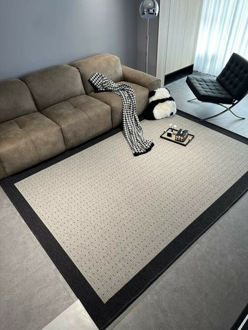 免洗地毯客廳高級輕奢防水可擦沙發茶幾毯簡約臥室床邊毯家用地墊