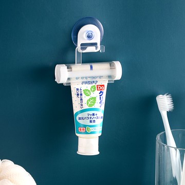 進口擠牙膏器壁掛式置物架懶人擠牙膏神器兒童擠小樣洗面奶夾