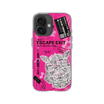 iPhone 16 Clear Case（相機按鈕） 透明 - RHINO LIVE - 第 3 輯：逃生出口