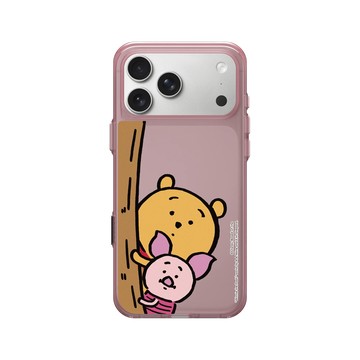 iPhone 17 Pro Max Clear (相機按鈕) 晶醺玫 - 迪士尼-小熊維尼 Disney Winnie The Pooh - 插畫家系列(Nagano) - 你在幹嘛?
