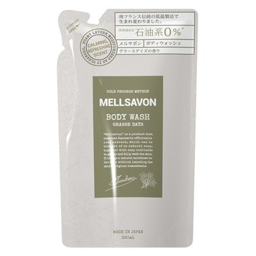 MELLSAVON 沐浴露補充包 草本 木質調香味 清新宜人  380ml  1包