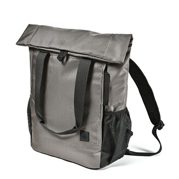 【TRAVEL FOX 旅狐】都會嬉遊大容量防潑水側背/後背2Way兩用包 (TB816-18)卡其灰