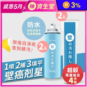日本熱銷牆壁修補膏/壁癌防水噴霧 謝祖武推薦