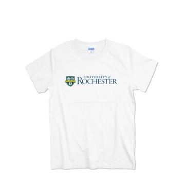 羅切斯特大學校服T恤男女短袖歐美學院風純棉簡約圓領情侶打底衫