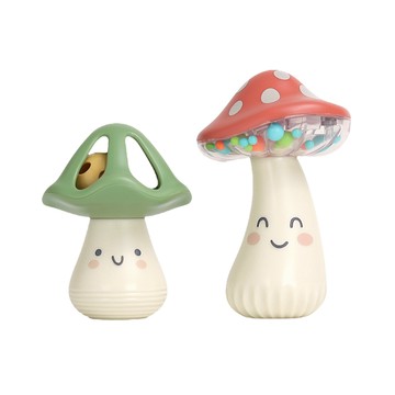 Itzy Ritzy 美國 歡樂沙鈴(2入組)-森林蘑菇