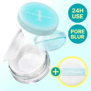 numbuzin No. 1 Pantothenic Skincare 100 Blur Powder Set (+Puff 1ea)