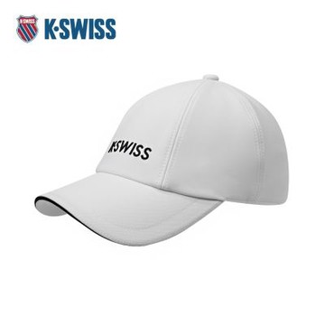K-SWISS 棒球帽 CAP KC7513WCCB51 防曬帽 中性 白色 C3495-161