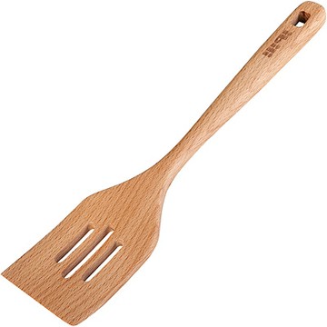 《IBILI》櫸木直柄濾油鍋鏟-30cm-- 炒菜鏟