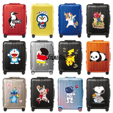 【卡通A4大張】卡通貼畫行李箱旅行箱冰箱裝飾遮擋劃痕防水貼紙