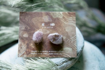 CRACK | 礦物系耳環 |  EARRINGS