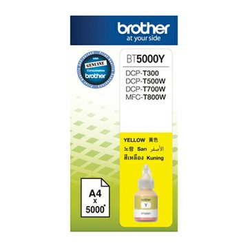 滿額現折180★Brother 原廠黃色墨水 BT5000Y 適用 DCP-T300/DCP-T500W/DCP-T700W/MFC-T800W