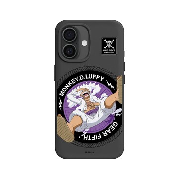 iPhone 16 SolidX 黑 - 航海王 One Piece - Gear 5 - 魯夫大笑