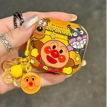 超可愛麪包超人 適用於AirPods1/2代保護套 AirPods4代蘋果無線藍牙耳機殼 AirPods Pro2耳機套
