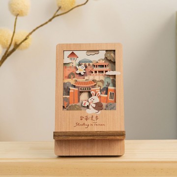 【微風景手機架-台南漫步】台灣紀念品 / 名片座 / 辦公小物