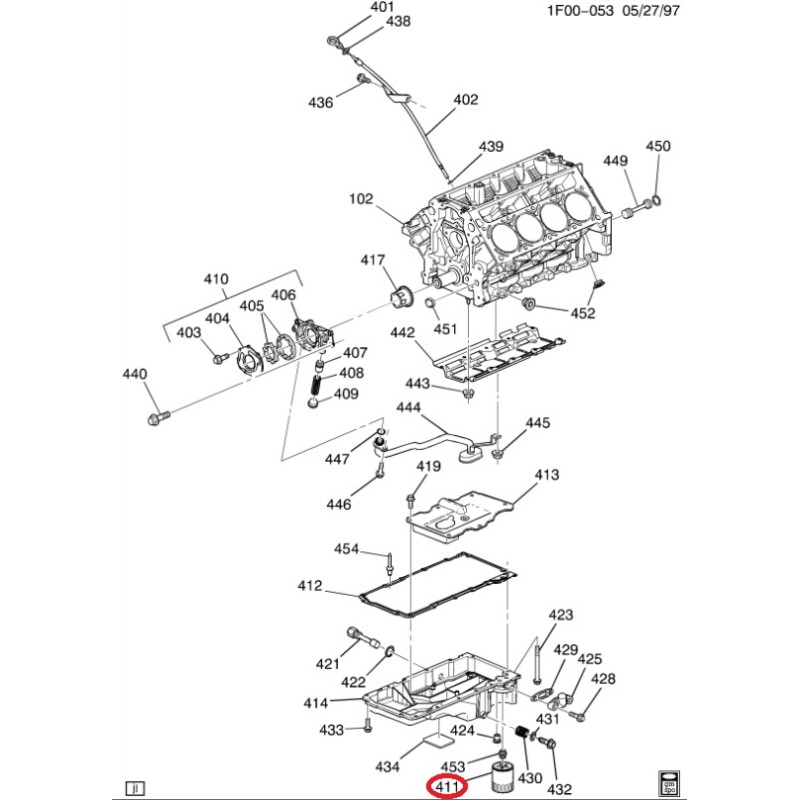 Chevrolet シボレー カマロ CF45E用 オイルフィルター | LINEショッピング