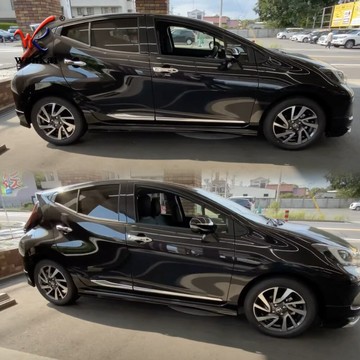 適用于21款豐田AQUA改裝車身飾條門邊條專用MXP防撞側裙亮條裝飾