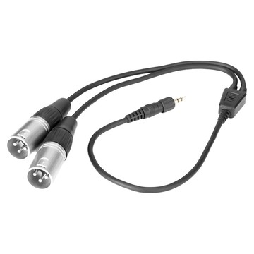Saramonic 楓笛 SR-UM10-CC1 雙XLR輸出轉接線 適用於UWMIC10 UWMIC9無線麥克風系統 連接雙XLR麥克風  1條