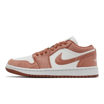 Nike Wmns Air Jordan 1 Low SE 玫瑰粉 白 女鞋 帆布 休閒鞋 AJ1
