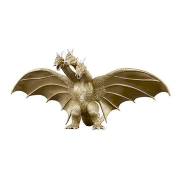 BANDAI 哥吉拉 MOVIE MONSTER系列 軟膠 王者基多拉2001  1個