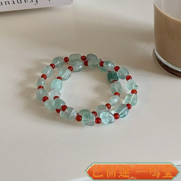 已開運過爐🙏一鳴堂🙏送招財符新中式天然冷淡風手串ins精緻百搭小衆簡約少女森係清新簡約百搭