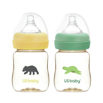 優生 愛地球真母感寬口徑PPSU奶瓶160ml 綠蠵龜/台灣黑熊【德芳保健藥妝】