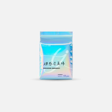【JELLY 潔麗】裸感空氣棉｜255mm 日用型 10片裝