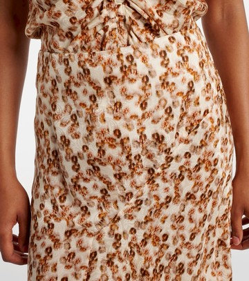 Isabel Marant Lisanne printed midi skirt