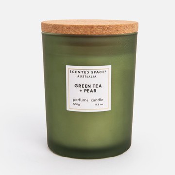 Scented Space香氛蠟燭500g 綠茶與梨