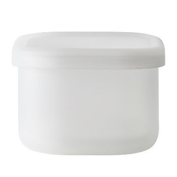 MODORI 霧面安全保鮮盒  純白 中號  700ml  耐熱-50°C ~ 250°C  1個