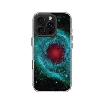 iPhone 16 Pro Clear Case（相機按鈕） 透明 - NASA - Helix Nebula - Comets Dust