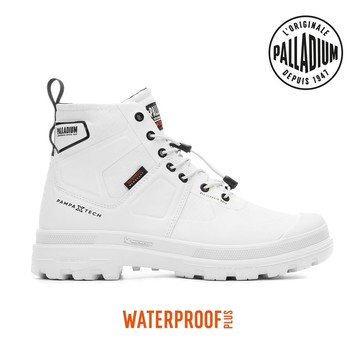 Palladium PAMPA X TECH EXP WP+ 男女 防水靴 白 74067116