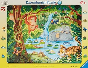 RAVENSBURGER (ラベンスバーガー) 24ピース ジグソーパズル ジャングル・フレンズ 4歳から 06171