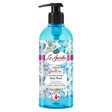 dalan 達欖 法國香氛植萃精油沐浴露 小蒼蘭香豌豆 植萃保濕 溫和潔淨  500ml  1瓶