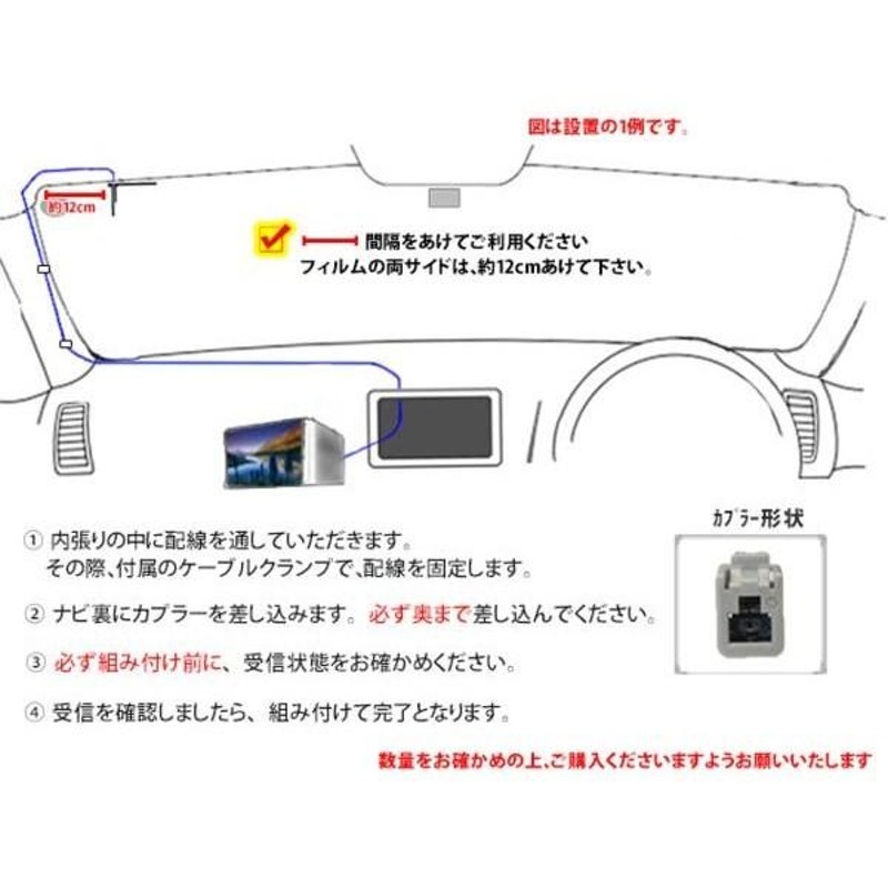 パナソニック/GT13地デジアンテナコードセット/WG7A-CN-HDS960TD | LINEショッピング