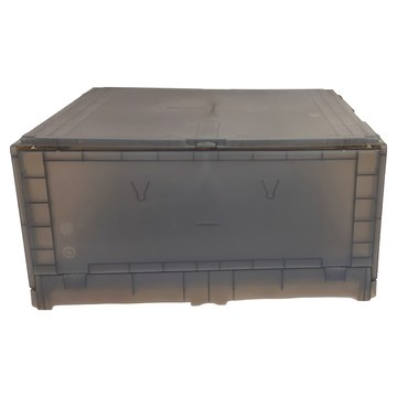 SHIMOYAMA 可摺疊雙向掀蓋式耐固鞋盒 40 x 26.5 x 21cm  方便收納  1個  黑