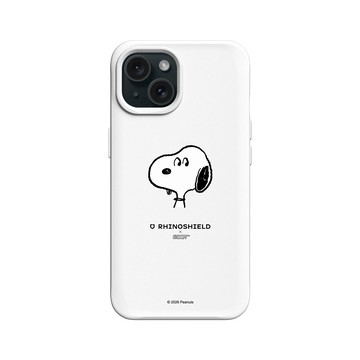 iPhone 15 SolidX 白 - 史努比 Snoopy - 經典-Snoopy史努比