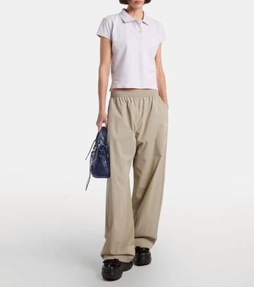 Balenciaga Oversized wide-leg track pants