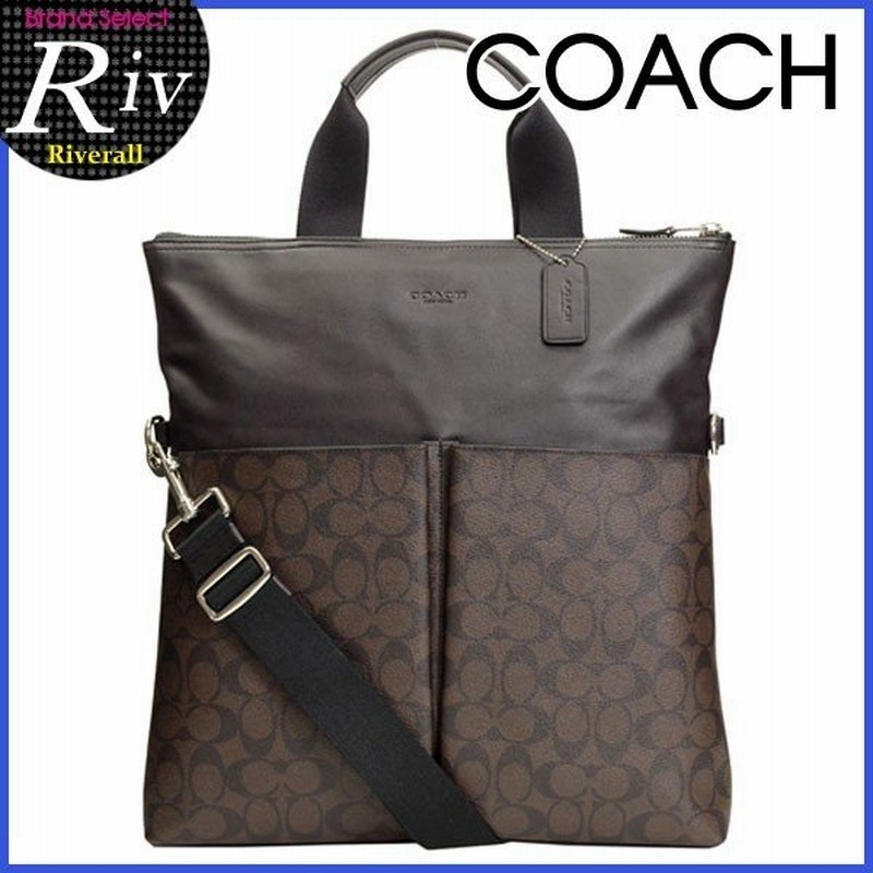 コーチ バッグ Coach メンズ 2way ショルダーバッグ ビジネスバッグ 斜めがけ シグネチャー F 通販 Lineポイント最大0 5 Get Lineショッピング