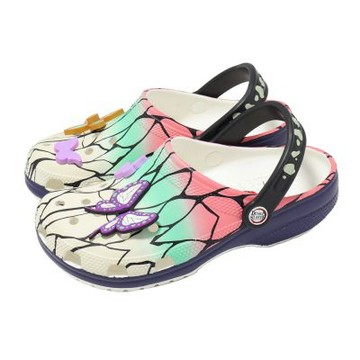 Crocs x 鬼滅之刃 Classic Clog 男女鞋 胡蝶忍 洞洞鞋 涼鞋 卡駱馳 聯名 21141290H