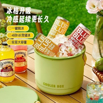 💖貼心百貨💖便攜多功能冰桶戶外露營必備全天保溫冰桶食品級材質隨身冷藏