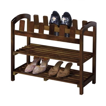 文創集 樂卡2.1尺開放式鞋架-63x32x55cm免組