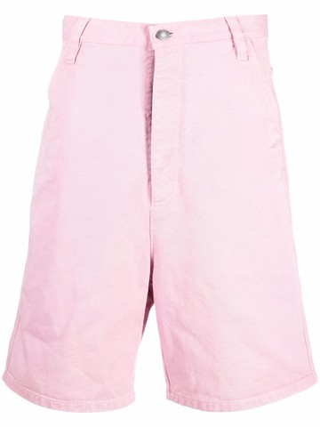 AMI Paris - oversize cotton shorts - unisex - Cotton - 25 - Pink