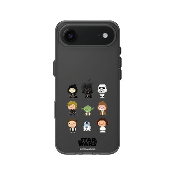 iPhone Air Clear (相機按鈕) 酷墨灰 - 迪士尼-星際大戰 Star Wars - 星際大戰 – Q版角色混合