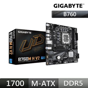 技嘉GIGABYTE B760M H V2 INTEL主機板